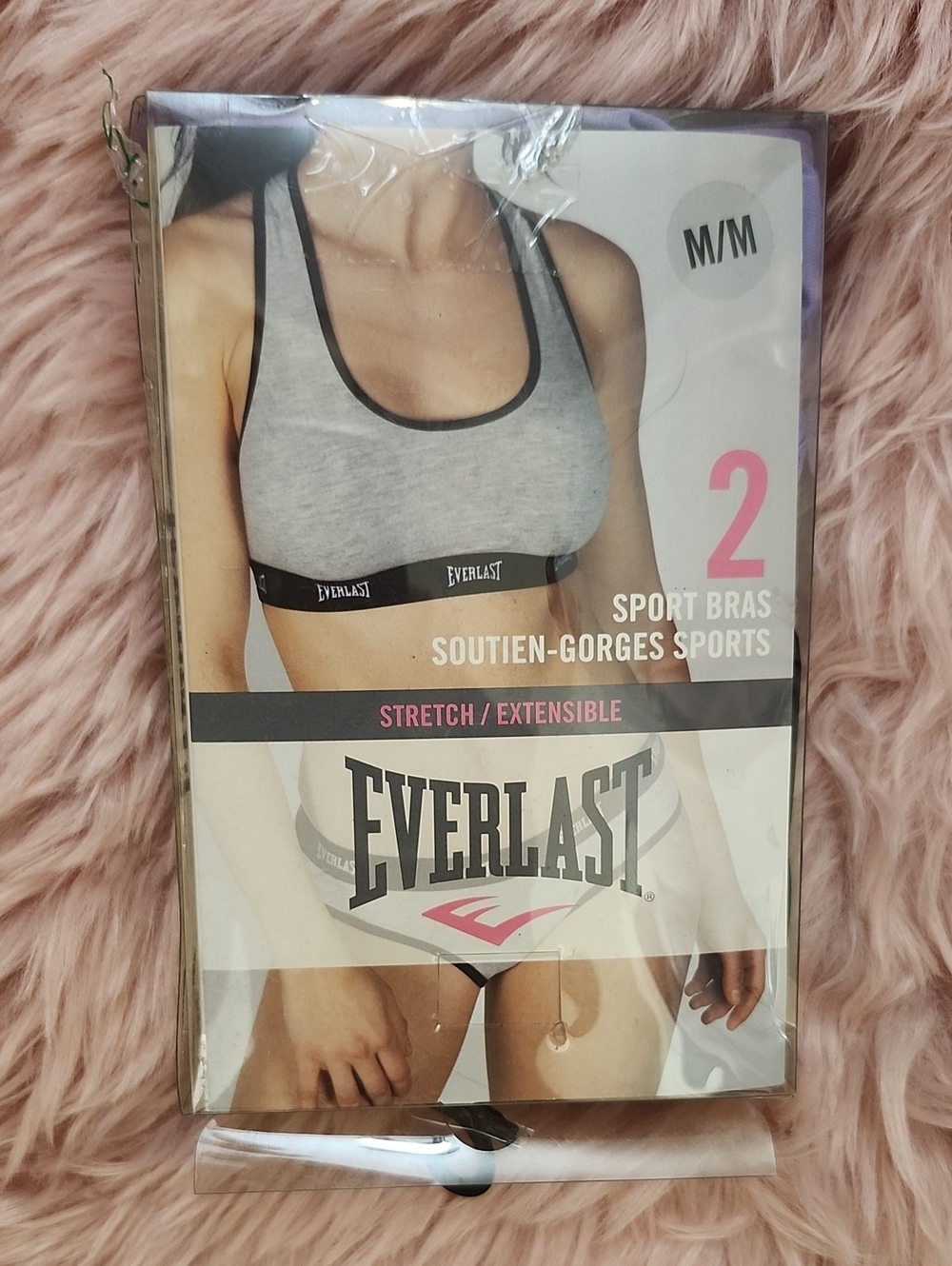 PRE-LOVED 2CT EVERLAST LADIES STRETCH SPORTS BRA-M